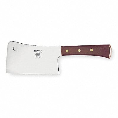 Cleaver 6 in Blade Black/White Handle