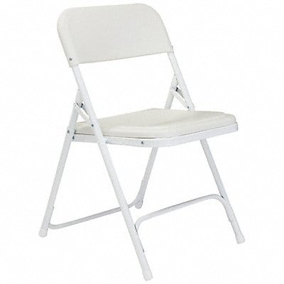 Folding Chair Plastic White PK4