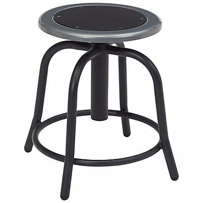 Adj. Stool Blk Seat Blk Frame 18 H