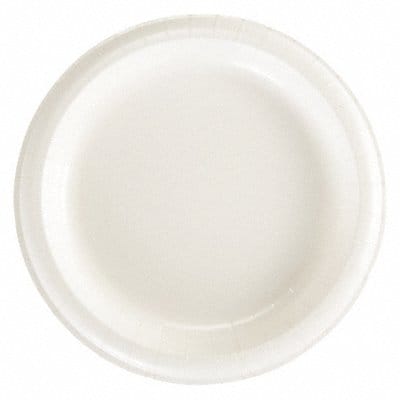 Paper Plate 8 1/2 in White PK500