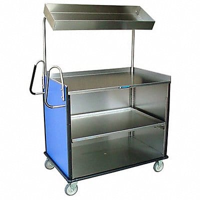 Compact Mobile Kiosk 49x72-1/4x28-1/4 In