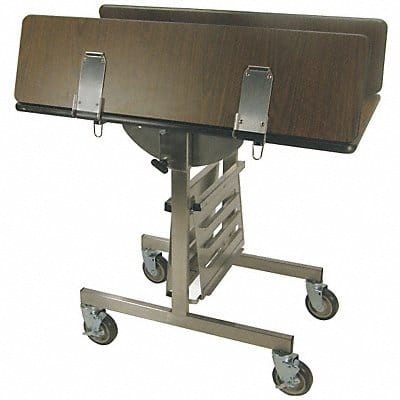 Tri-Fold Room Service Table Square 36 In