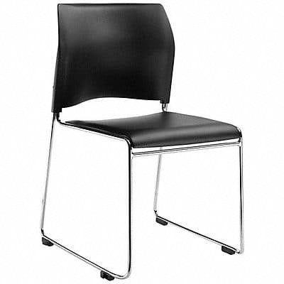 Stacking Chair Vinyl 30-3/4in H Chrome