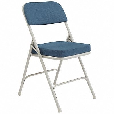 Folding Chair Fabric 32in H Gray PK2