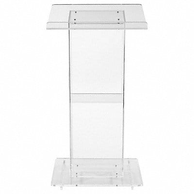 Acrylic Lectern w/Shelf