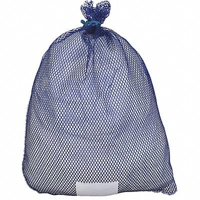 Mesh Laundry Bag Blu Rubber Closure PK12