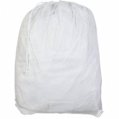 Mesh Laundry Bag White 24in. PK12