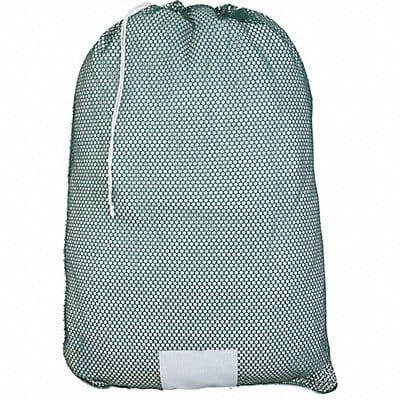 Mesh Laundry Bag Green Drawcord PK12