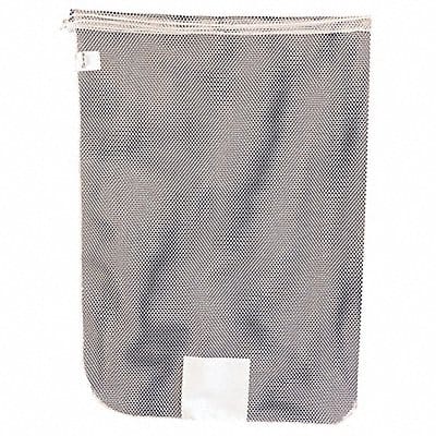 Mesh Laundry Bag White Drawcord PK12