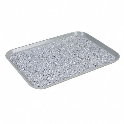 Non-Skid Tray 18 in L Gray PK12