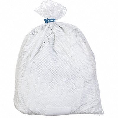 Laundry Bag White Rubber Closure PK12