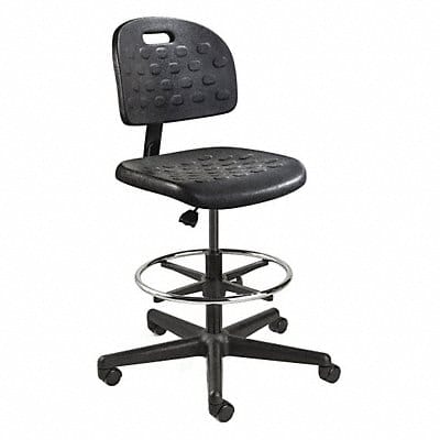 Task Chair Poly Black 19 to 27 Seat Ht