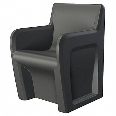 Sentinel Arm Chair w/ Access Door Black