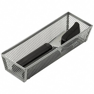 Cutlery Tray 2 x 3 x 9 in Silver