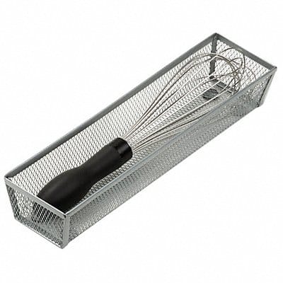 Cutlery Tray 2 x 3 x 12 in Silver