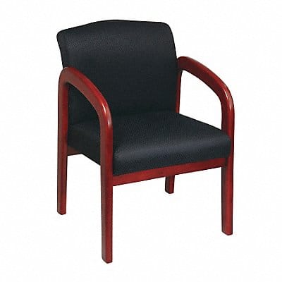 Work Smart Visitor Chair Fabric Black