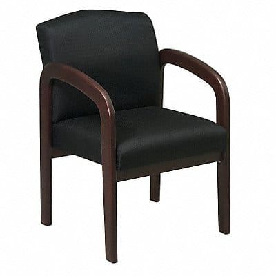 Work Smart Visitor Chair Fabric Black