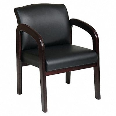 Work Smart Visitor Chair Fabric Black