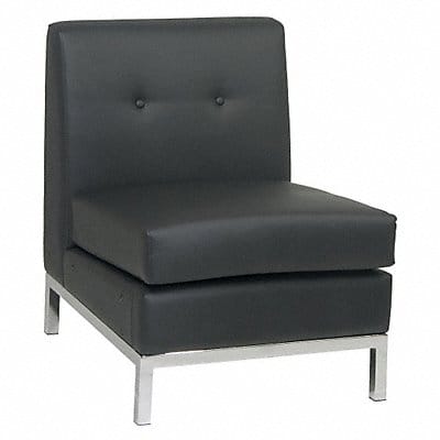 Wallstreet Chair Faux Leather Black