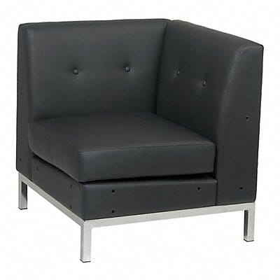 Wallstreet Chair Faux Leather Black