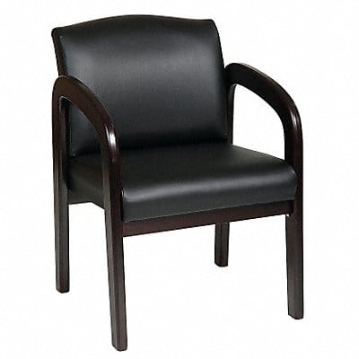 Work Smart Visitor Chair Fabric Black