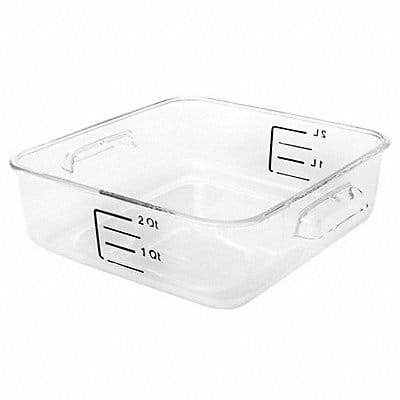 Food Storage Container 8 3/4 in L Clear