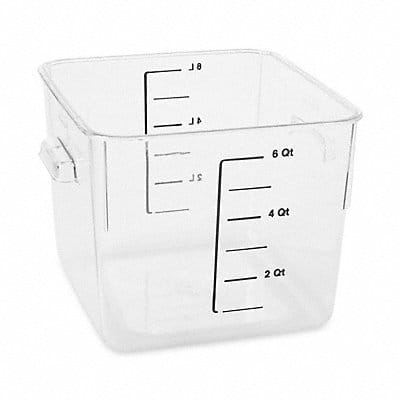 Food Storage Container 8 3/4 in L Clear