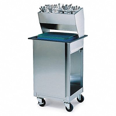 Tray Dispenser Cart 23 3/4 in L SS