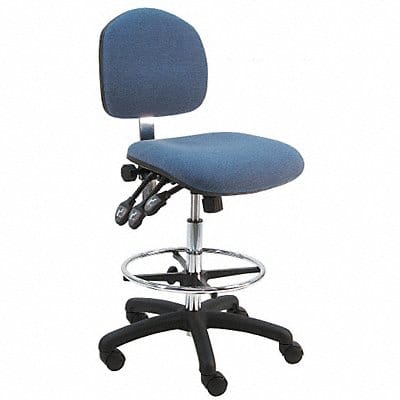 Task Chair Fabric Blue 21 to 31 Seat Ht