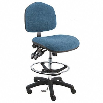 Task Chair Fabric Blue 21 to 31 Seat Ht