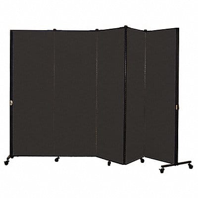 Portable Room Divider 9Ft 5In W Coal