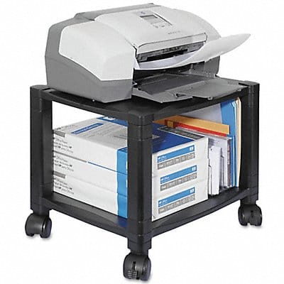 Mobile Printer Stand Black