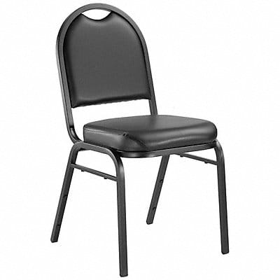 Stacking Chair Steel Black/Black