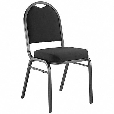 Stacking Chair Steel Black/Black