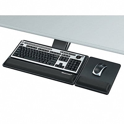 Keyboard Tray Blk Glide Track 21-3/4 In.