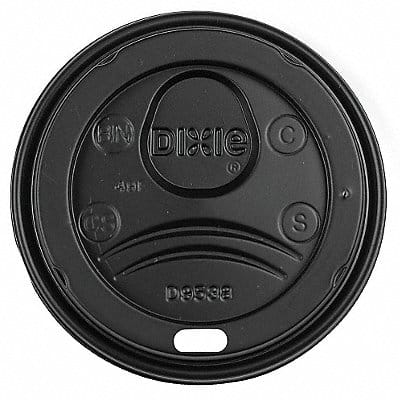 Disp Hot Cup Lid 8 oz Black PK1000