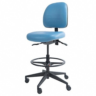 Task Chair Poly Blue 23 to 33 Seat Ht