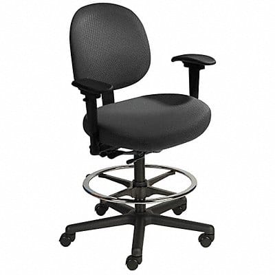 Big/Tall Chair Vinyl Black 24-34 Seat Ht