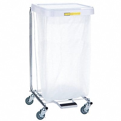 Laundry Hamper Cart 1 Comp Gry 3.5 cu ft