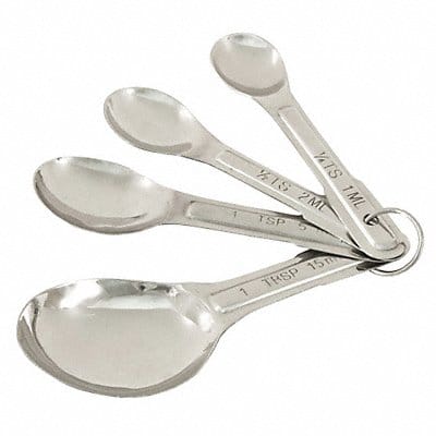 Measuring Spoon Set of 4 Gray SS