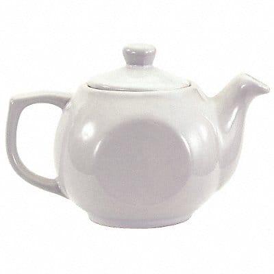 Tea Pot Bright White 14 oz PK12