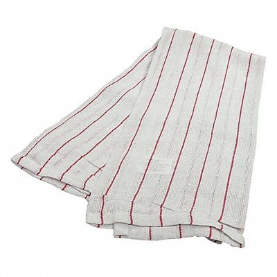 Glass Towel 25 L Cotton Red/White PK12