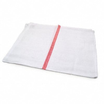 Glass Towel 26 L Cotton Red/White PK12