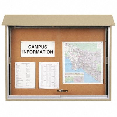 Enclosed Bulletin Board Tack 36 x45