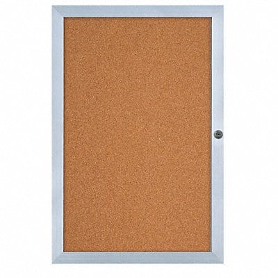 Enclosed Bulletin Board Cork 24 x36