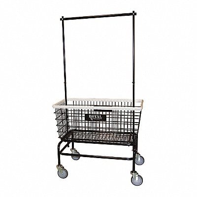 Laundry Hamper Cart Black 500 lb.