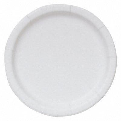 Disposable Paper Plate 8 1/2 in WH PK250