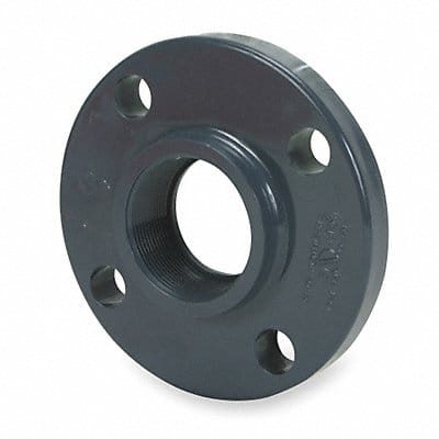 Flange 1 1/4 in Schedule 80 FNPT Gray