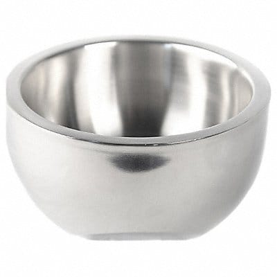 Double Wall Bowl 108 oz Silver