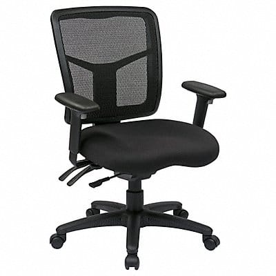 Desk Chair Fabric Black 18 to 22 Seat